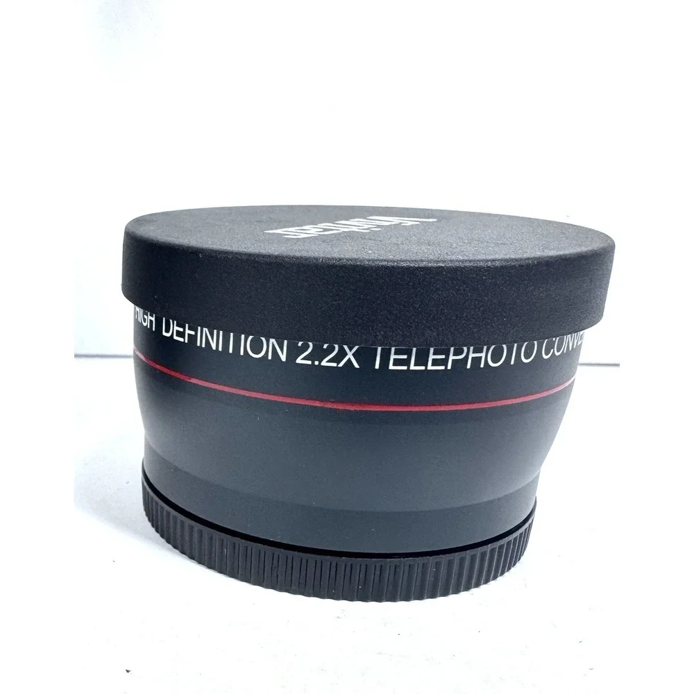 Vivitar 2.2x Telephoto Lens 58mm HD MC AF Camera‎ Lens Attachment w Case